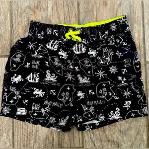 24M PIRATE PRINT SWIM TRUNKS SHORTS